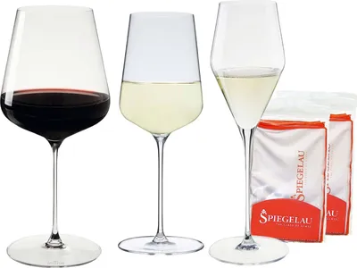 Produktbild von Spiegelau Definition Gläserset 12-teilig inkl. 2 Poliertücher