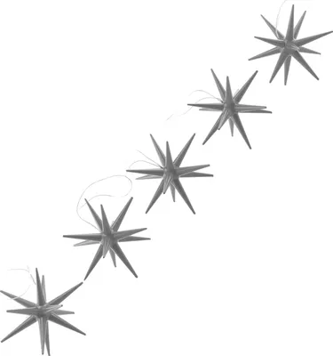 Produktbild von Sterne Christbaumschmuck Baumbehang 5er Set