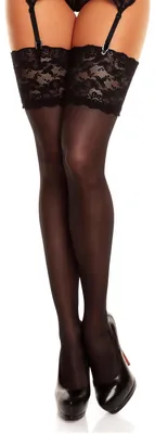 Produktbild von GLAMORY Damen 20 Luxury 20 DEN Strapsstrümpfe, Schwarz, 3XL-(56-58)