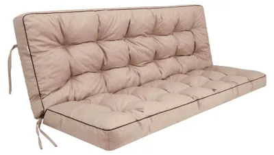 Produktbild von Sitzkissen für Gartenbank und Schaukel - 120 cm - Beige