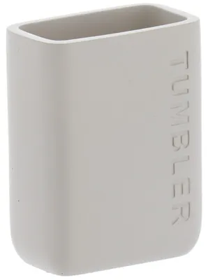 Produktbild von TENDANCE | Zahnbürstenhalter - Badezimmerbecher - beige - 250ml - Zahnbürstenbecher - Badezimmer - Dekorativ