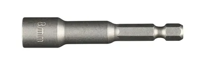 Produktbild von Bit E 6,3 Steckschlüsselbit, magnetisch SW 8 mm x 66