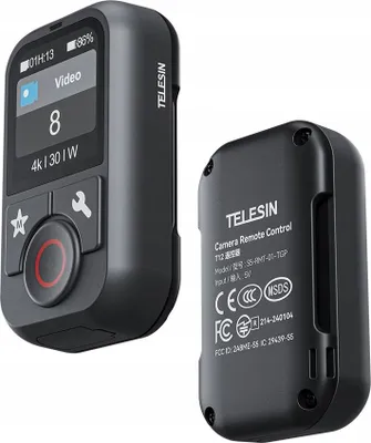 Zdjęcie produktu dla Pilot Bezprzewodowy BT do GoPro Hero 13 12 11 10 9 8 BLACK MAX Telesin IP54 / S5-RMT-01-TGP / T13