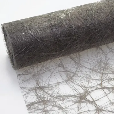 Produktbild von Sizoweb Tischläufer - anthrazit- taupe - 20 cm - 5 Meter auf der Rolle - 64 026-R