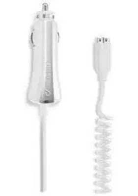 Obrázok produktu pre Autonabíjačka CellularLine s konektorom microUSB, USB 3.0, 2A, biela