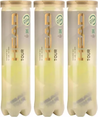 Immagine prodotto di Head - Palline da tennis "Tour" (confezione da 4) CS2726 (taglia unica) (giallo)