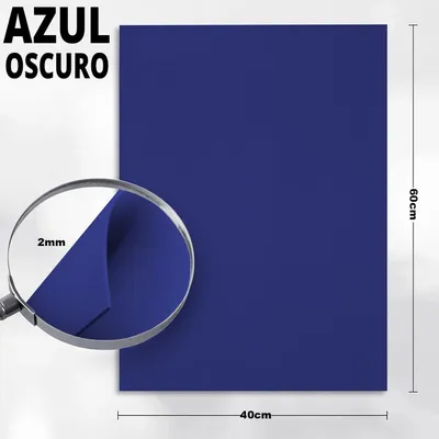 Zdjęcie produktu dla Płyty z pianki EVA - płyty do rękodzieła - 40 x 60 cm - 2 mm - Elastyczne - Do prac ręcznych - 6 sztuk - Ciemnoniebieskie