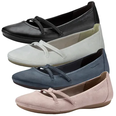 Produktbild von Tamaris Damen Ballerina sportlich Stretch Riemen 1-22110-20, Größe:40 EU, Farbe:Schwarz