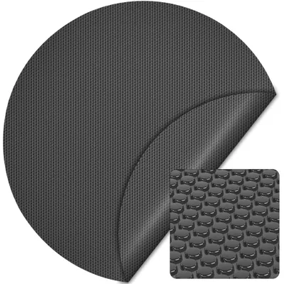 Productafbeelding van Zwembad Afdekzeil Ronde Solarfolie - 140 Micron - 5 Meter Diameter - Zwart Polyethyleen