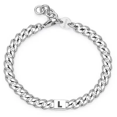Immagine prodotto di Bracciali Sagapò Collezione Argento Monogram - uomo