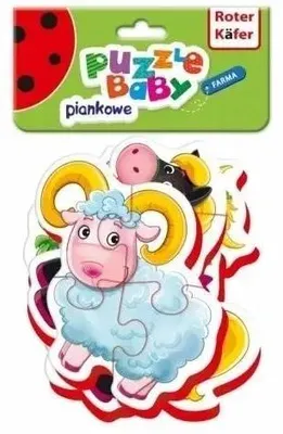 Produktbild von Baby-Puzzle „Farma“ – Roter Käfer