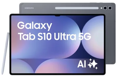 Obrázek produktu pro Samsung Galaxy Tab S10 Ultra, 37,1 cm (14,6"), 2960 x 1848 pixelů, 256 GB, 12 GB, 2 GHz, šedá