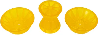 Produktbild von KNOTT Kielrolle-Set: Kielrolle mit Endkappen aus Polyvinyl für Anhänger