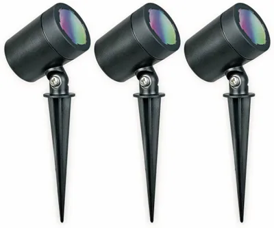 Produktbild von Müller-Licht tint Spot LED da giardino Flores a montaggio fisso 1.8 W Bianco caldo, Spot-Beleuchtung, Schwarz, III, IP44, 9 m, 4,5 W