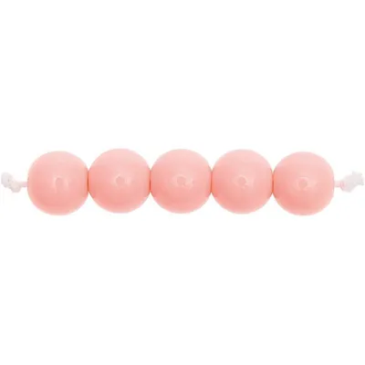 Image de 24 perles rondes 10 mm - Abricot