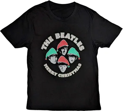Produktbild von The Beatles - T-Shirt für Herren/Damen Uni RO9182 (XXL) (Schwarz)