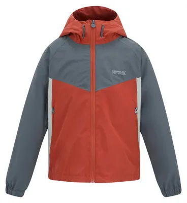 Produktbild von Regatta - "Hanleigh" Jacke, wasserfest für Kinder RG12721 (116) (Ziegelstein/Klosterstein/Dunkler Sturm)