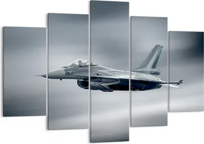 Produktbild von Bild auf Leinwand - Leinwandbild - Flugzeug Himmel Flug - 150x100cm - Wand Bild - Wanddeko - Leinwanddruck - Bilder - Kunstdruck - Wanddekoration - Leinwand bilder - Wandkunst - EA150x100-3415