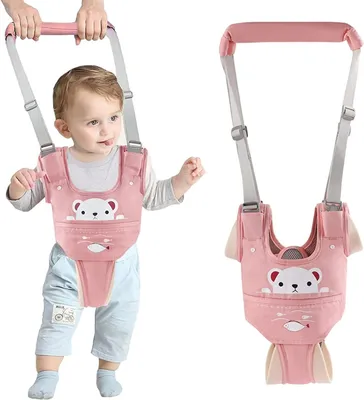 Produktbild von Verstellbares Baby Laufgeschirr, abnehmbarer Griff, für Kinder 9-24 Monate, Sicherheitsleine für Kleinkinder