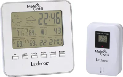 Produktbild von MeteoClock Wetterstation mit kabellosem Außensensor