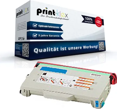Produktbild von Kompatible Tonerkartusche für Lexmark OptraC510 OptraC510DTN OptraC510N OptraC510Series 020K1400 Blau Cyan - Office Line Serie