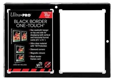 Immagine prodotto di Ultra PRO - Supporto magnetico ONE-TOUCH per 2 carte con bordo nero