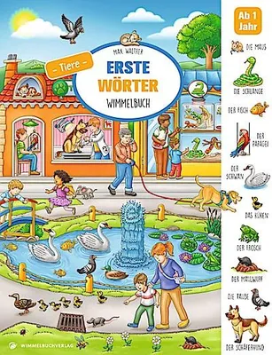 Immagine prodotto di Erste Wörter Wimmelbuch Tiere