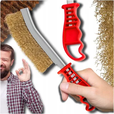 Produktbild von Messingdrahtbürste Für Die Reinigung Von Felgen Stark
