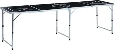 Obrázek produktu pro Skládací stůl na beer pong 240 cm černý