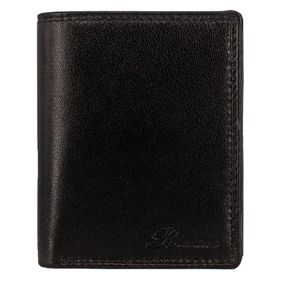 Produktbild von Nappa Echtleder Geldbörse mit 8 Kartenfächer RFID-Schutz Portemonnaie Brieftasche Schwarz und Extra Starker Doppelnaht