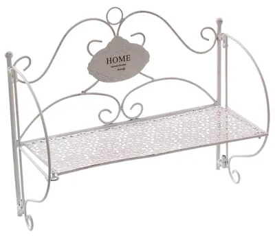 Immagine prodotto di Mensola in metallo bianco, 40X17H35 cm
