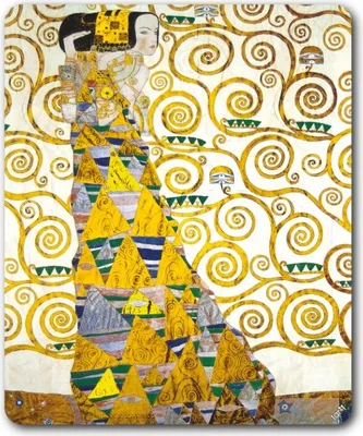 Produktbild von Gustav Klimt Mauspad - Die Erwartung, 1905-1909 (Detail) (23 x 19 cm)