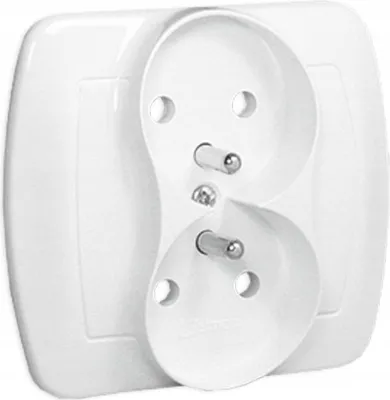 Zdjęcie produktu dla Kontakt-Simon AGZ2/11, Biały, Plastik, IP20, 250 V, 90 mm, 37,5 mm