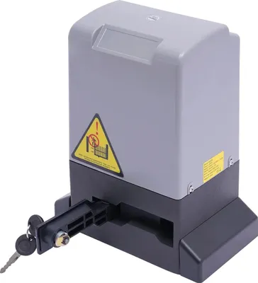 Image de Motorisation pour portail coulissant - Moteur électrique 550 W - Automatique - Kit de sécurité pour entrée - Crémaillère 6×1 m - Télécommande