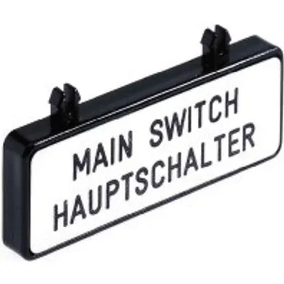 Produktbild von Siemens Zusatzschild, 5 g, 46 mm, 20 mm, 5 mm