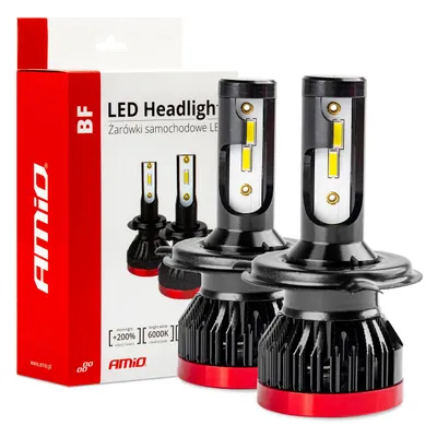 Obrázek produktu pro LED autožárovky řady BF H4/H19 6000K Canbus AMIO-02241, 3100 lumenů