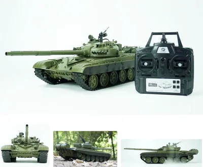 Produktbild von Heng Long RC Panzer Russischer T-72 Version 7.0 Rauch&Sound Metallgetriebe 1:16