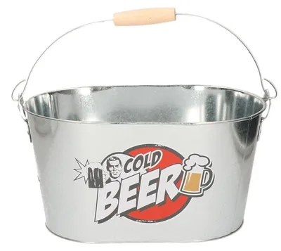 Produktbild von Kuhleimer Kaltes Bier - 26 x 13 cm - Metall - mit 2 Flaschenoffnern