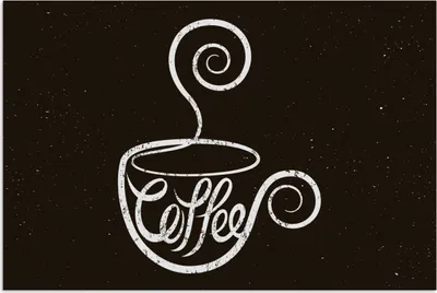 Produktbild von MuchoWow® Poster Kaffee - Sprichwörter - Zitate - Vintage - Kreidetafel 90x60 cm - Schlafzimmer