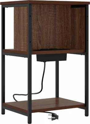 Obrázek produktu pro Noční skříňka Hnědý dub 38 x 31 x 61 cm kompozitní dřevo