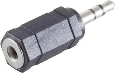 Immagine prodotto di Adattatore di massima connettività S/CONN, da presa jack stereo 3,5 mm a presa jack mono 3,5 mm (57016)