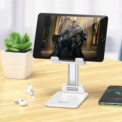 Produktbild von HOCO Schreibtischhalter passend fr Tablet oder Telefon Carry PH29A ( 4,7" - 10" ) weiss