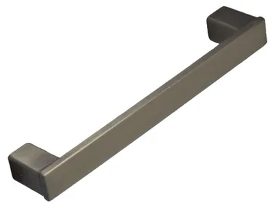 Immagine prodotto di Maniglia per mobile in zamak con finitura nichel satinato, lunghezza 128 mm