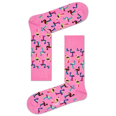 Produktbild von Happy Socks bunte Damensocken Flamingos - 36 - 40 / Pink