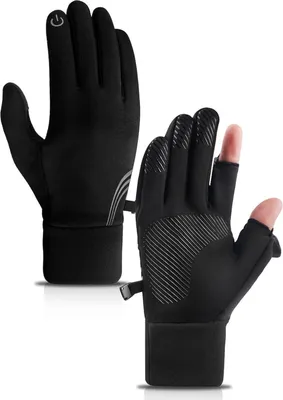 Produktbild von Bobelle Winter Fahrradhandschuhe für Herren und Damen - Wasserdicht, winddicht, touchscreenkompatibel, warm und rutschfest