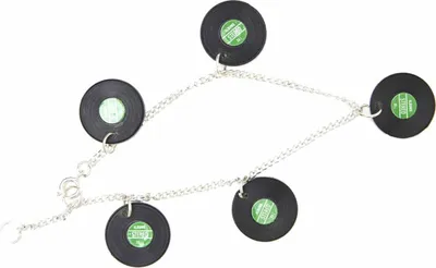 Produktbild von Schallplatten LP Schallplatte Armband Miniblings DJ Musik grün