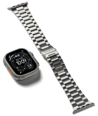 Produktbild von Edelstahl Armband fr Apple Watch 49/46/45/44 mm, Ringke Metal One Air, Silber