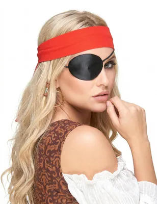 Produktbild von Piraten Augenklappe schwarz - Einheitsgröße