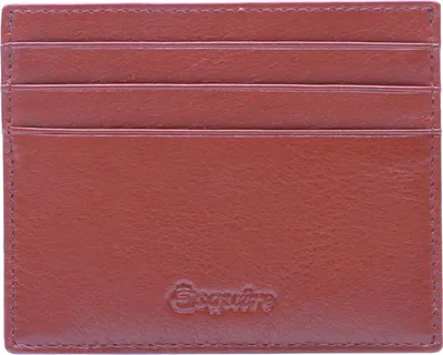 Immagine prodotto di Esquire portacarte Oslo Nappa Card Holder Red rosso