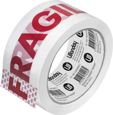 Produktbild von Wonday Ruban adhésif "FRAGILE" 50 mm x 66 m